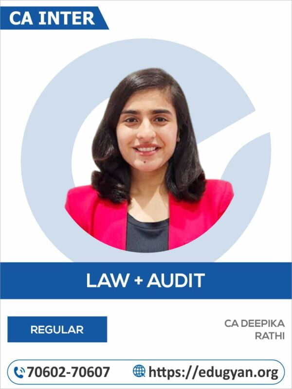 CA Inter Law & Audit Combo CA Deepika Rathi