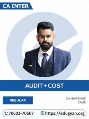 CA Inter Audit & Costing Combo By CA Harshad Jaju (New Syllabus)