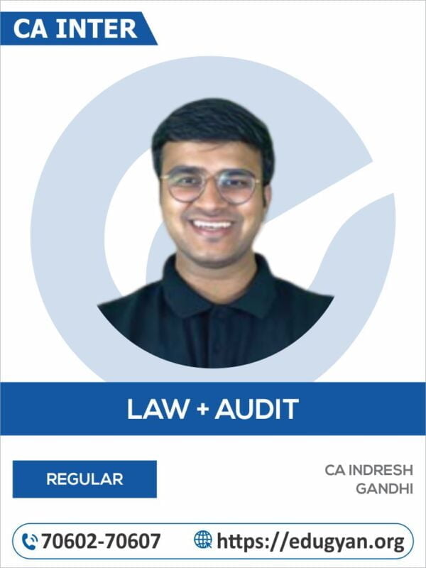 CA Inter Law & Audit Combo CA Indresh Gandhi