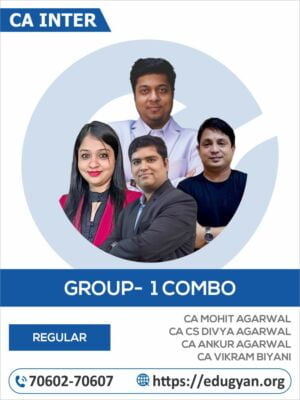 CA Inter Group I Combo By CA CS Mohit Agarwal, CA CS Divya Agarwal, CA Ankur Agarwal & CA Vikram Biyani (New Syllabus)