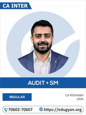 CA Inter Audit & SM Combo By CA Rishabh Jain (New Syllabus)