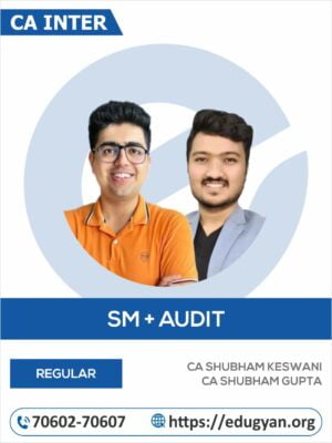 CA Inter Audit & SM Combo By CA Shubham Keswani & CA Shubham Gupta (New Syllabus)