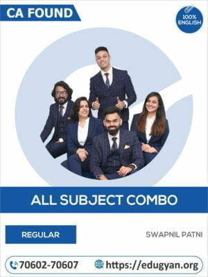 CA Foundation All Subjects Combo By Swapnil Patni Classes (English) (New Syllabus)