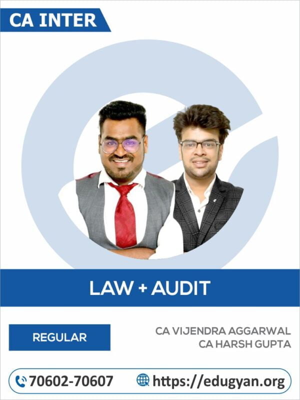 CA Inter Tax & Law Combo By CA Vijender Aggarwal & CA Harsh Gupta