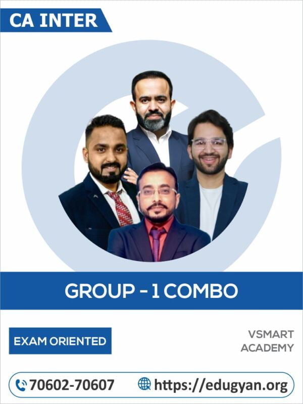 CA Inter Group- I Exam Oriented All Subjects Combo By VSmart Academy (New Syllabus)