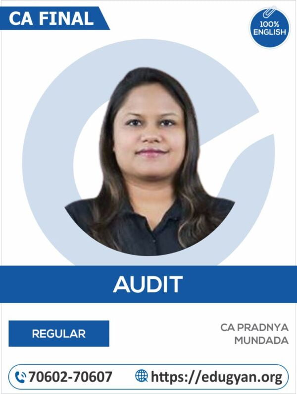 CA Final Advanced Auditing & Professional Ethics By CA Pradnya Mundada (English)