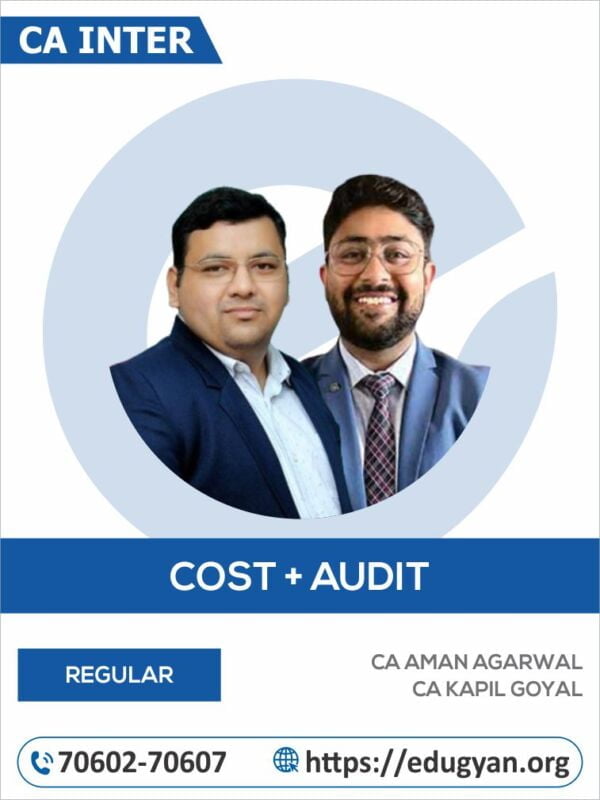 CA Inter Costing & Audit Combo By CA Aman Agarwal & CA Kapil Goyal