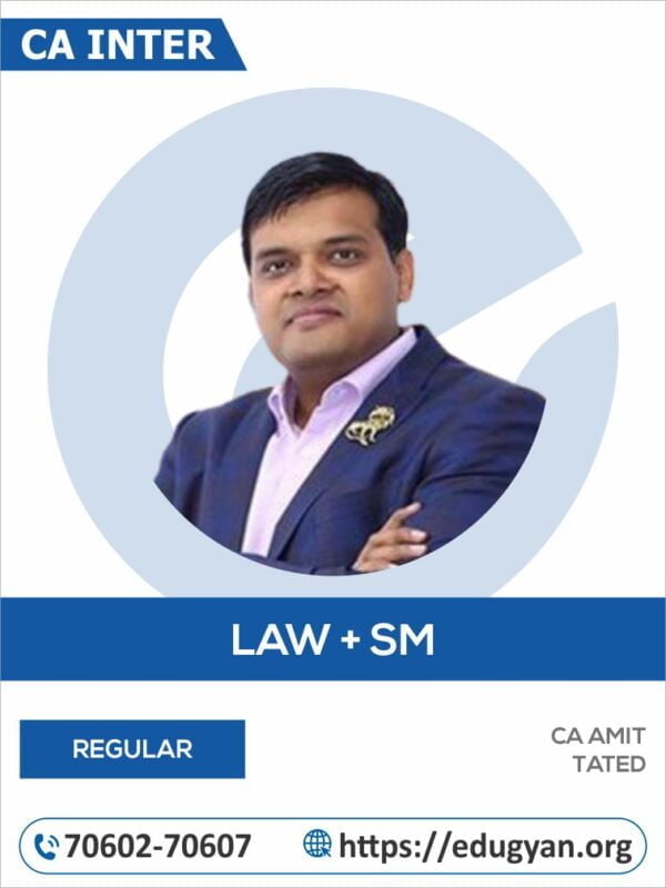 CA Inter Law & SM Combo By CA Amit Tated