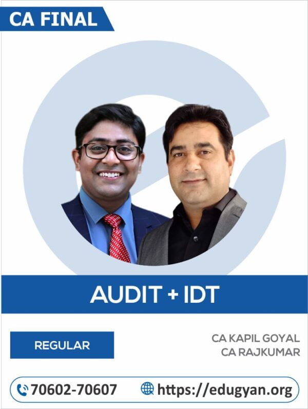 CA Final Audit & Indirect Tax Laws By CA Kapil Goyal & CA Rajkumar (New Syllabus)