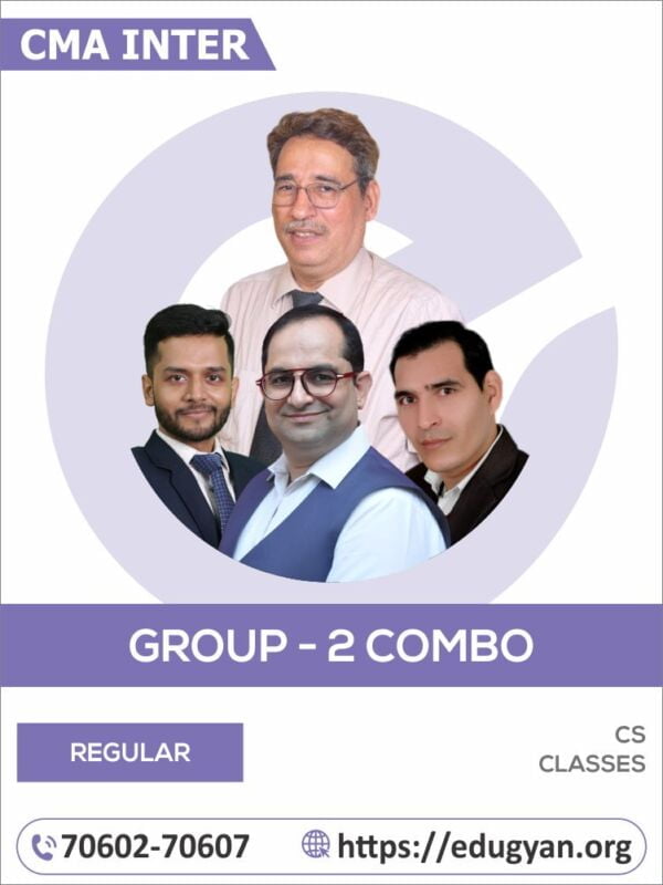 CMA Inter Group II All Subject Combo By CMA Chander Dureja, Prof. Sanjay Welkins, Prof. Satyesh Sir & CA Nikkhil Gupta (2022 Syllabus)