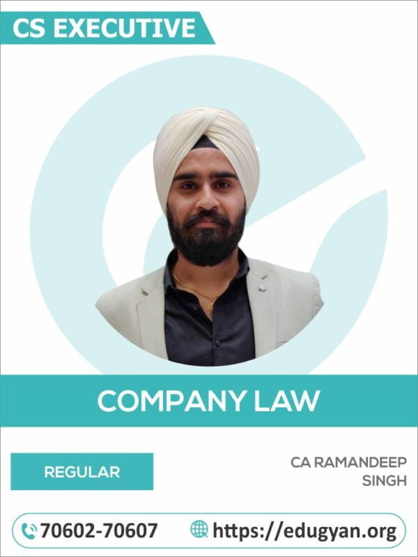 CS Executive Company Law By CS Ramandeep Singh