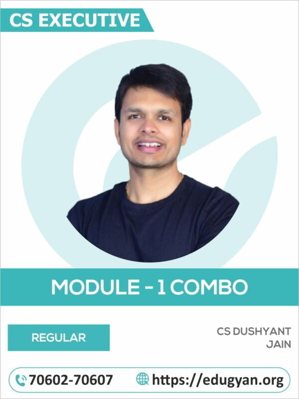 CS Executive Module- I All Subject Combo By Dushyant Jain Classes (2022 Syllabus)