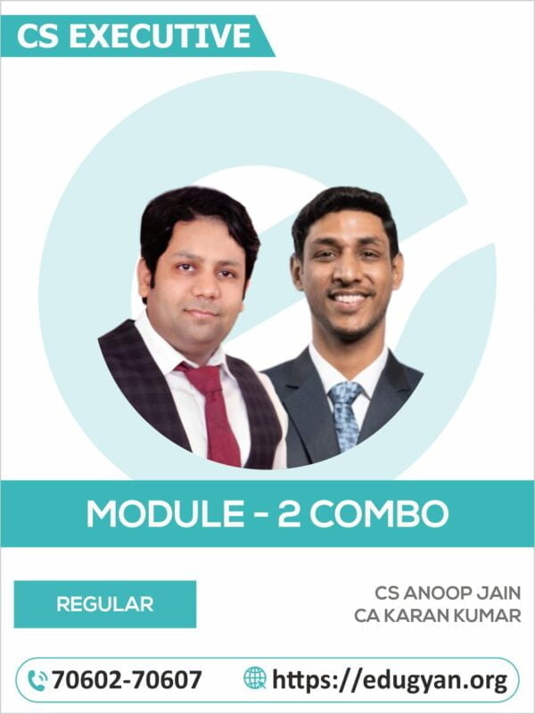 CS Executive Module II CMSL, ECIPL & Tax Laws By CS Anoop Jain & CA Karan Kumar (2022 Syllabus)