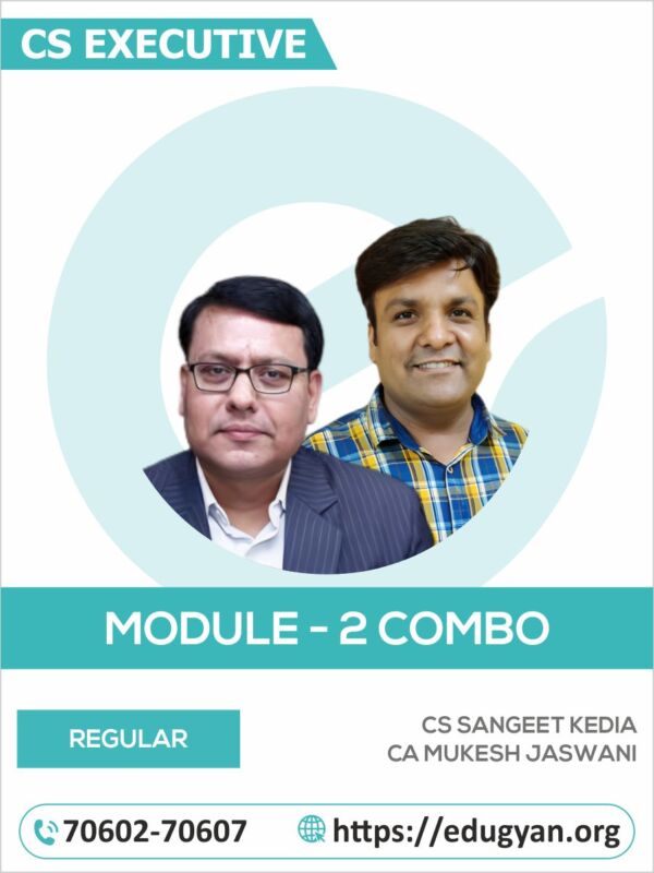CS Executive Module- II Combo By CS Sangeet Kedia & CA Mukesh Jaswani