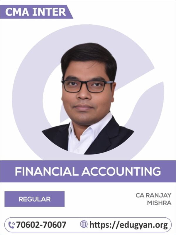 CMA Inter Financial Accounting By CA Ranjay Mishra (2022 Syllabus)