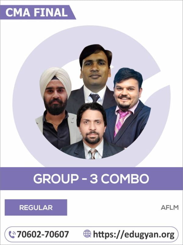 CMA Final Group-III All Subject Combo By AFLM (2022 Syllabus