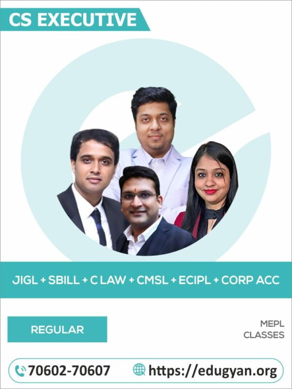 CS Executive Both Module All Law Paper Except FM & Tax Combo By CA Mohit Agarwal & CA Divya Agarwal, CS Dipak Agarwal, CS Mohit Shaw & CS Sanket Shah