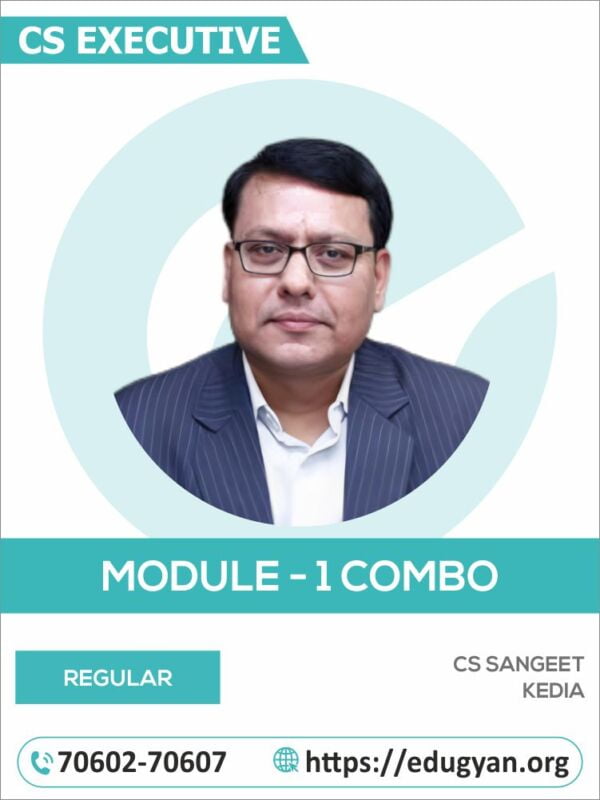 CS Executive Module- I Combo By Sangeet Kedia Classes