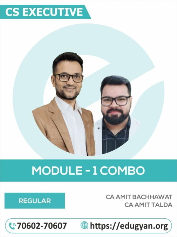 CS Executive Module-I Combo By CA Amit Bachhawat & CA Amit Talda (2022 Syllabus)