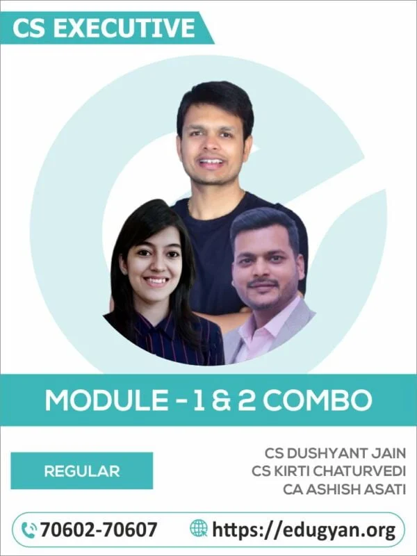 CS Executive Module I & II All Subject Combo By Dushyant Jain Classes (2022 Syllabus)