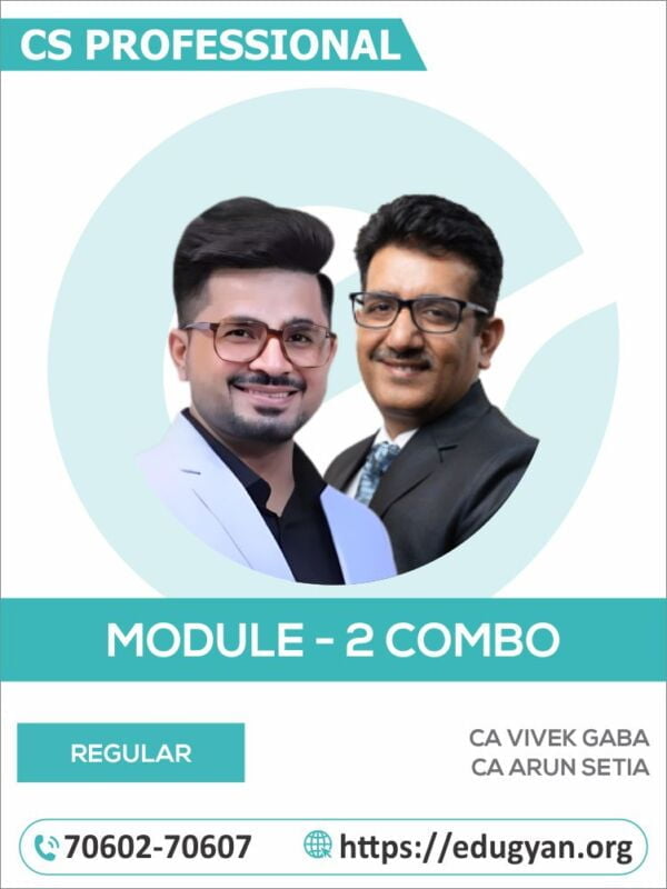 CS Professional Module- II Combo By CA Vivek Gaba & CA Arun Setia (New Syllabus)