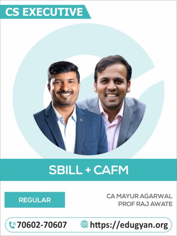 CS Executive SBIL & CAFM Combo By CA Mayur Agarwal & Prof Raj Awate