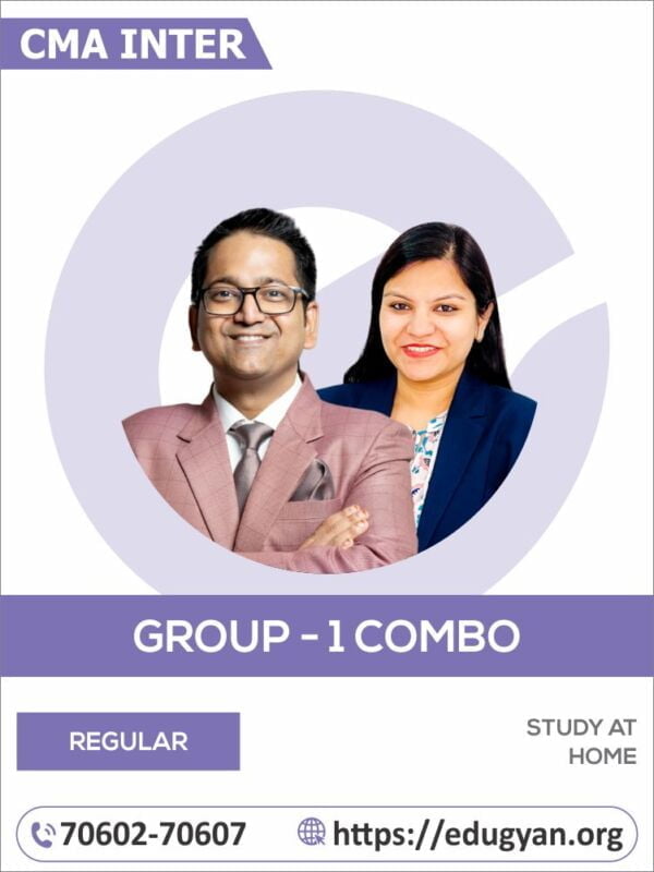 CMA Inter Group I All Subject Combo By Study At Home (CA Raj K Agrawal & CA Aishwarya Khandelwal) (2022 Syllabus)