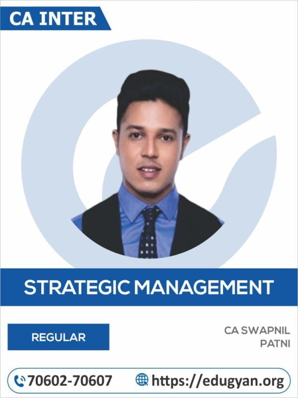 CA Inter Strategic Management (SM) By CA Swapnil Patni
