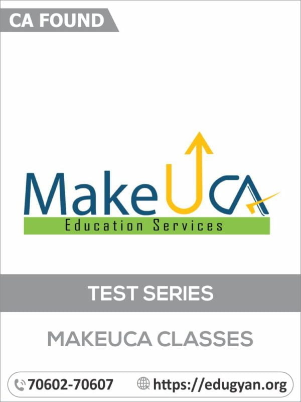 CA Foundation Test Series By MAKE U CA (Gold Plus)