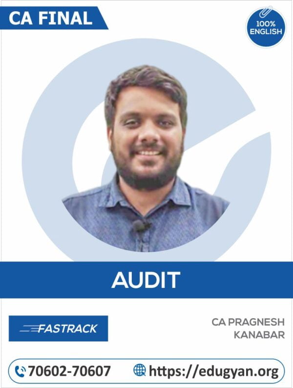 CA Final Advanced Auditing & PE Fast Track By Pragnesh Kanabar (English) (New Syllabus)