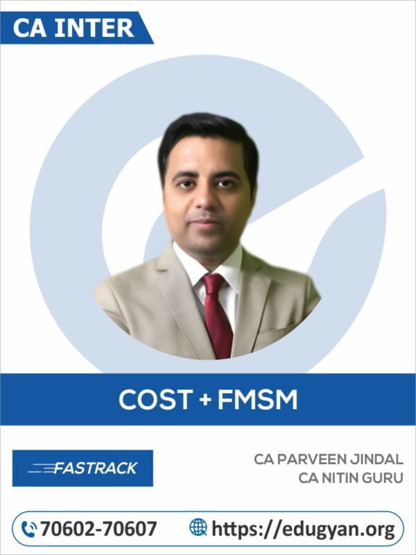 CA Inter Costing & FM-SM Fast Track By CA Nitin Guru (New Syllabus)