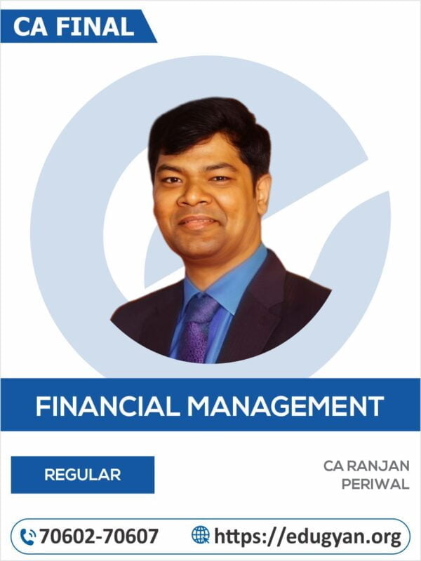 CA Inter Financial Management (FM) By CA Ranjan Periwal (New Syllabus)