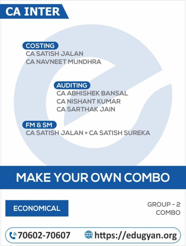 CA Inter Group II Student Jaise Chahey (Economical Batch) By SJC Institute (For Jan 2025 & Onwards)