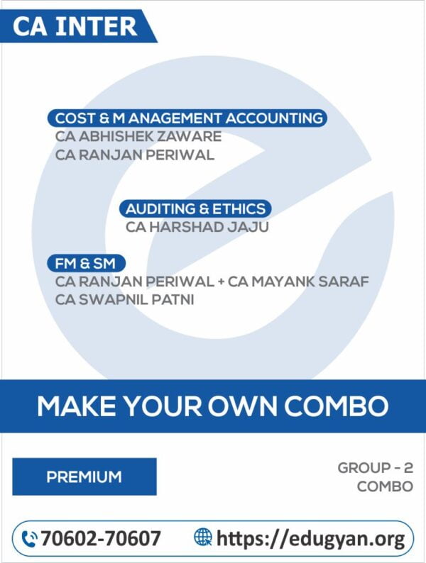 CA Inter Group II Student Jaise Chahey (Premium Batch) By SJC Institute (For Jan 2025 & Onwards)