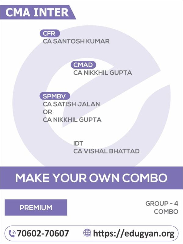 CMA Final Group IV Student Jaise Chahey (Premium Batch) By SJC Institute (2022 Syllabus)