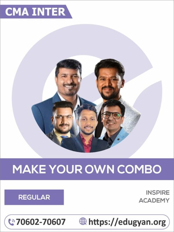 CMA Inter Make Your Own Combo By Inspire Academy (2022 Syllabus)