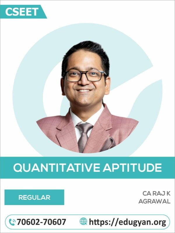 CSEET Quantitative Aptitude By CA Raj K Agrawal