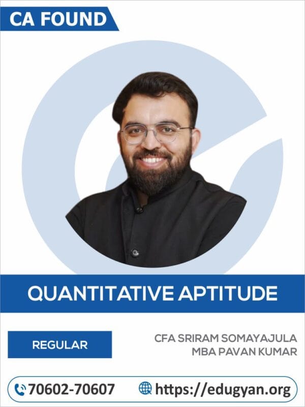 CA Foundation Quantitative Aptitude By Prof Rahul Bhutani (New Syllabus)