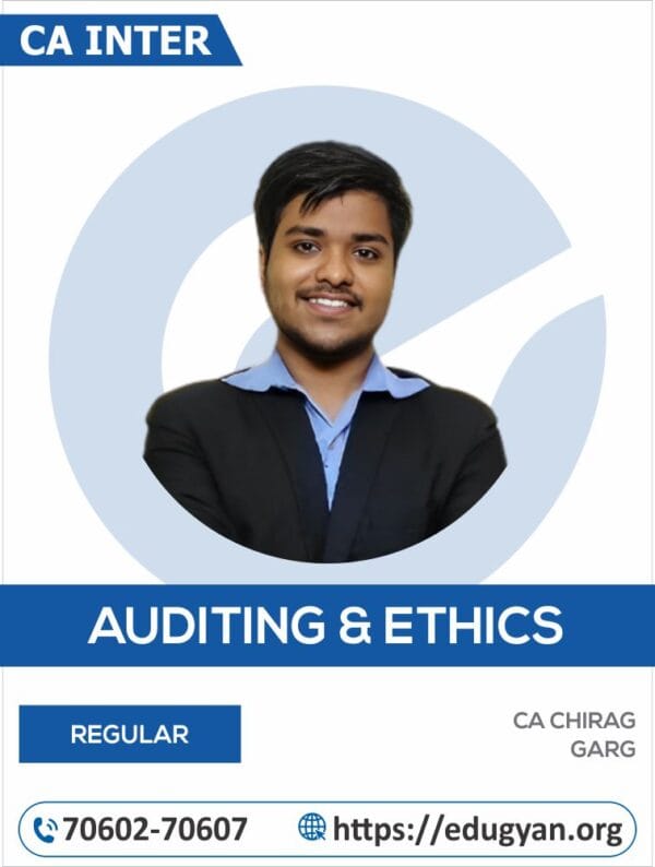 CA Inter Audit By CA Chirag Garg (New Syllabus)