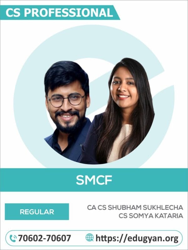 CS Professional Corporate Finance & Strategic Management (SMCF) By CA CS Shubham Sukhlecha & CS Somya Kataria (New Syllabus)