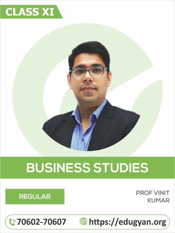 Class XI CBSE Business Studies By Prof Vinit Kumar