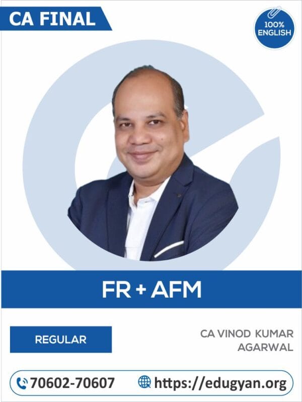 CA Final FR & AFM Combo By Vinod Kumar Agarwal (English) (New Syllabus)