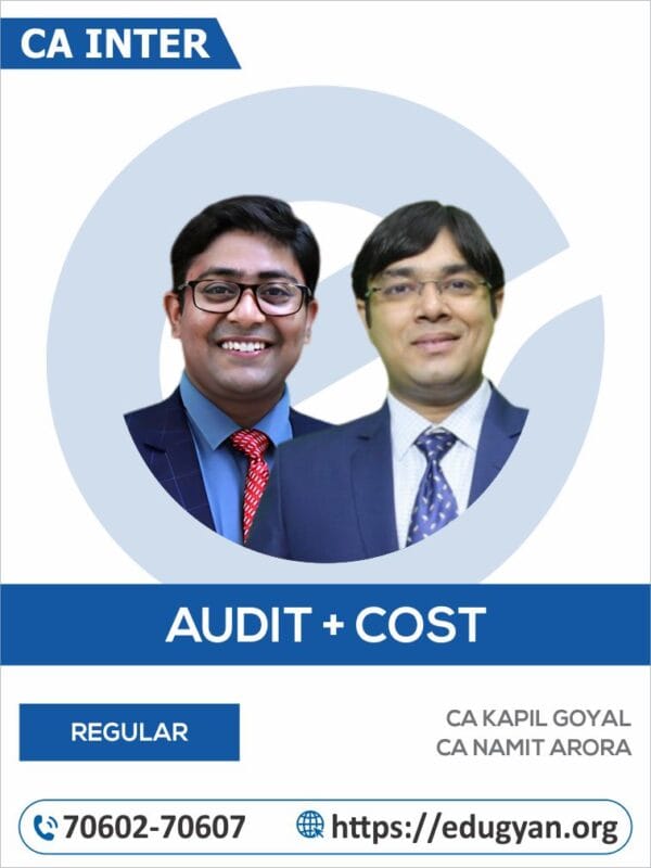 CA Inter Audit & Cost Combo By CA Kapil Goyal & CA Namit Arora (New Syllabus)